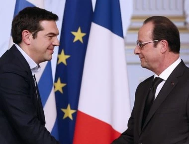 Τον Φρανσουά Ολάντ συναντά το μεσημέρι ο Α.Τσίπρας στο Μέγαρο Μαξίμου